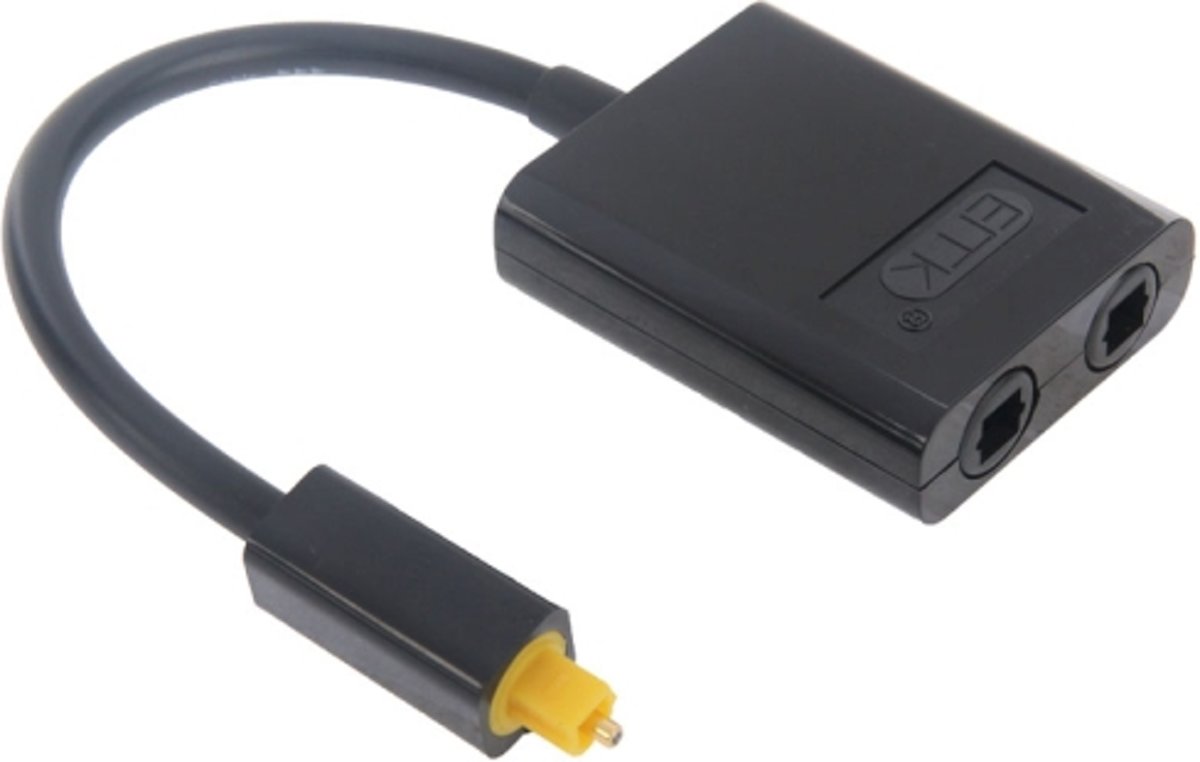 Konnekt-IT | Optische switch splitter | 2 in | 1 uit | zwart